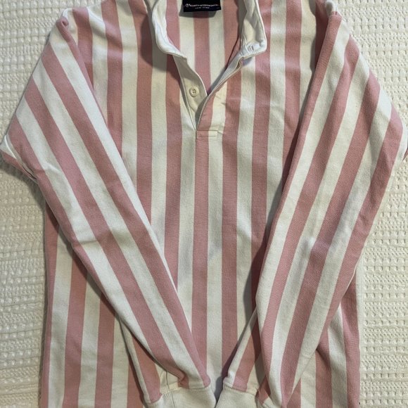 Rowing Blazers Pink-striped Soccer/Rugby Shirt - Picture 13 of 13